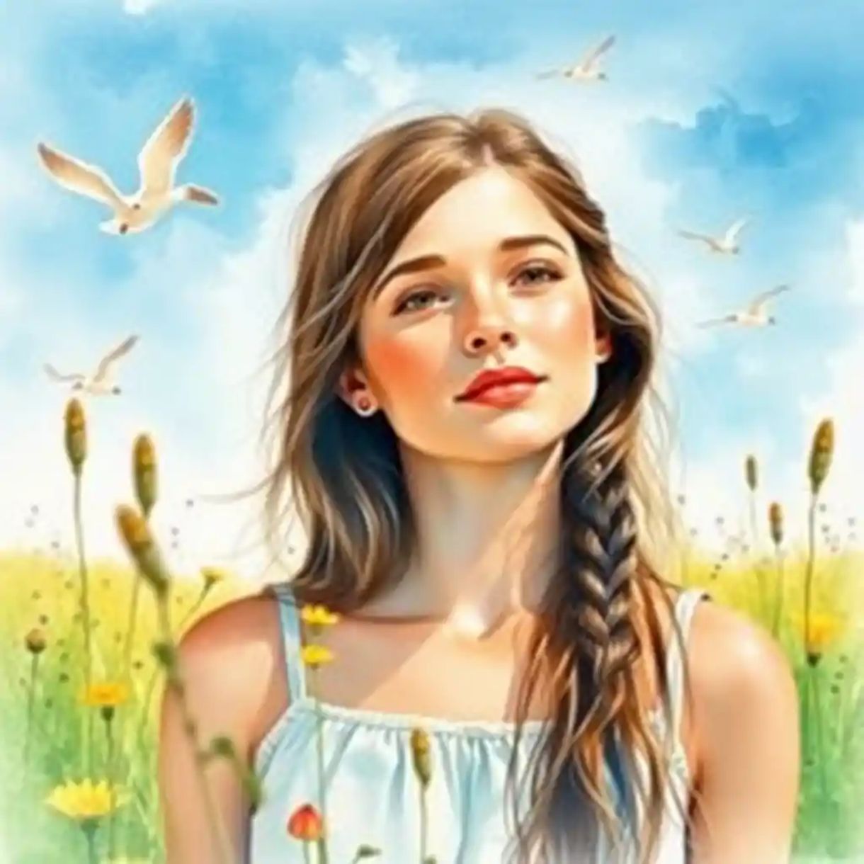 Beautiful woman portrait