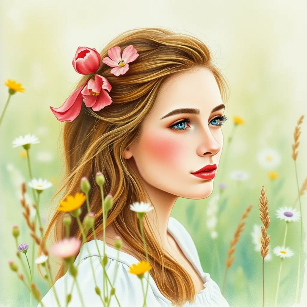 Beautiful woman portrait