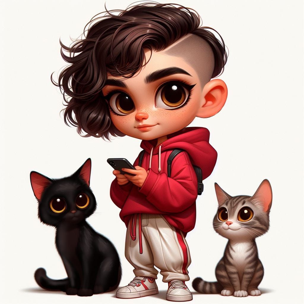 Me and my Cats as Caricatures!