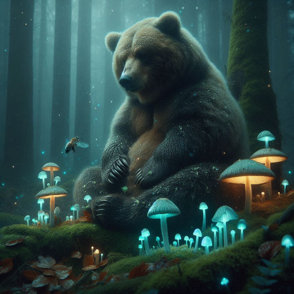 Meditating Bear