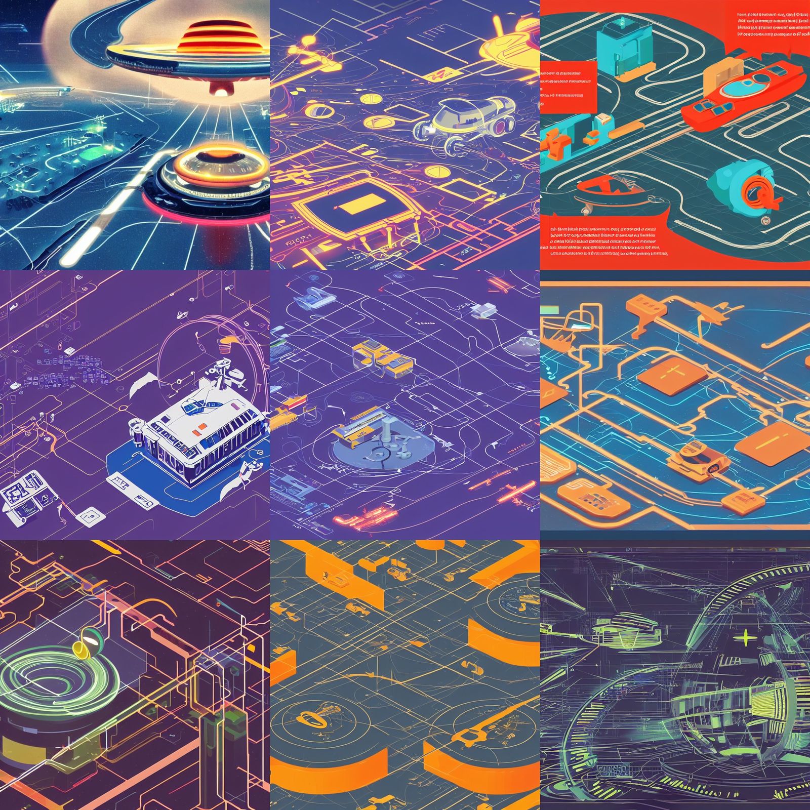 Software as a service retrofuturism