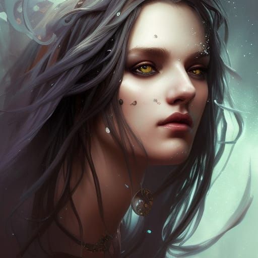 Beautiful Ethereal Mystical Ecclectic Witch