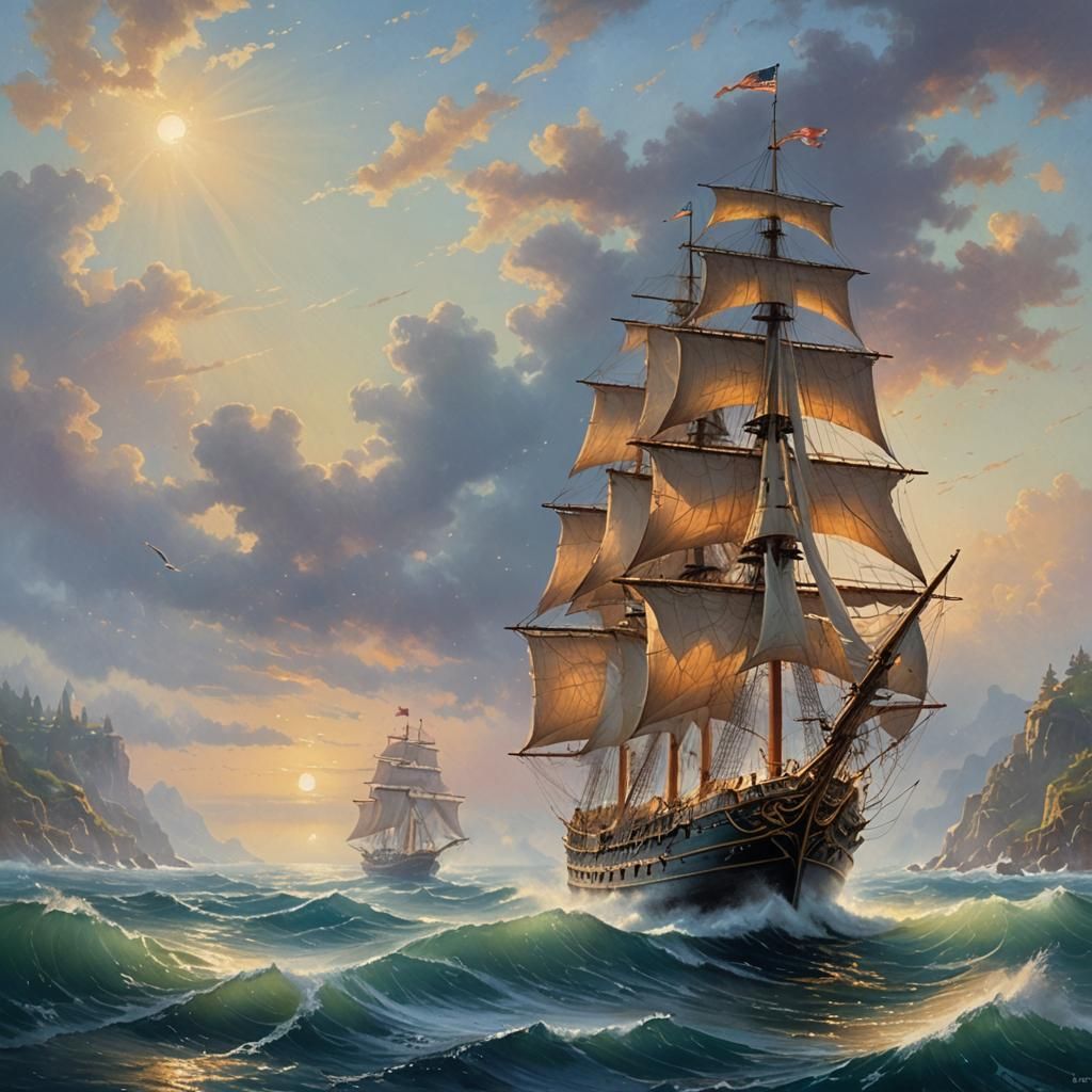 Sailing at Dawn