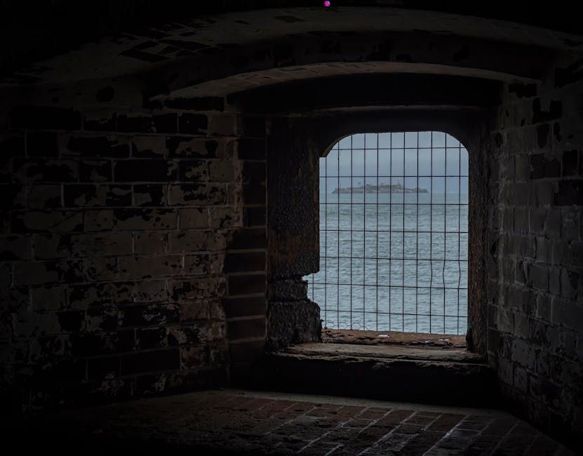  Bloody fallen angel with dirtied cloth wrapped around eyes teeth crooked and blackened draped in chains wearing torn cloth and sandals