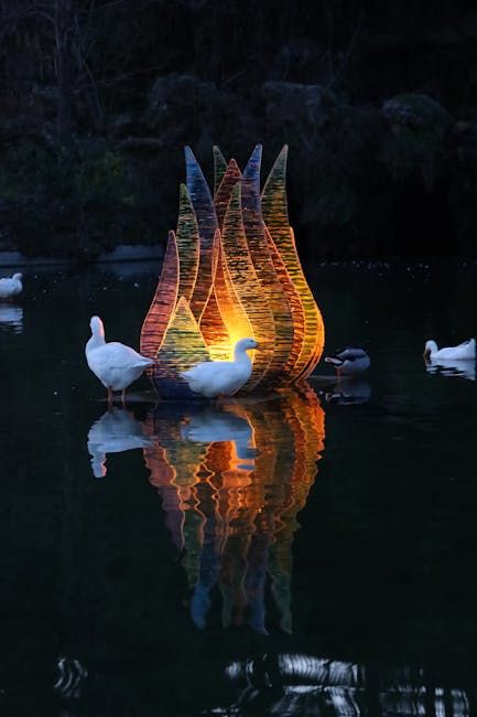 Large, friendly, creature, long legs, 3D, fine art, high art, modern art, sculpture, abstract art