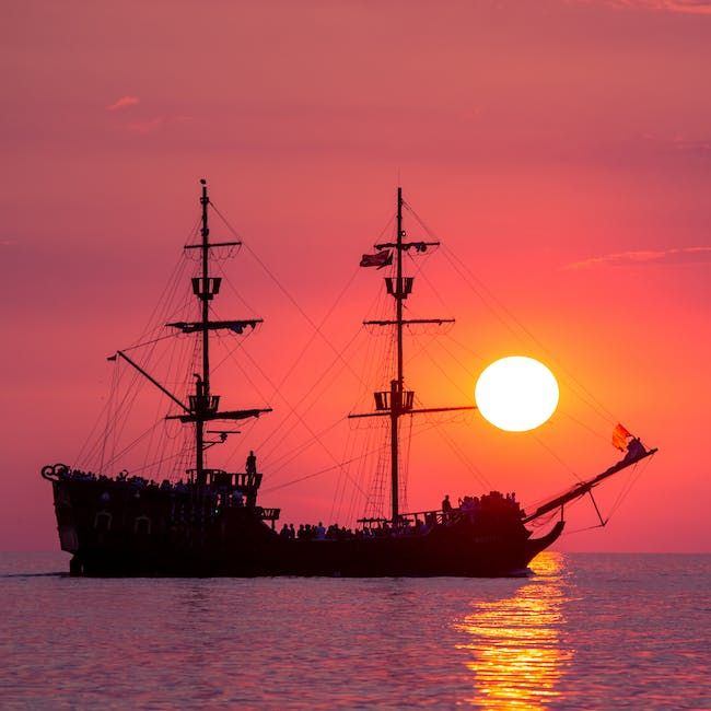 Fishing sunset
