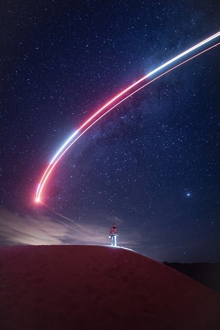 a meterior shower at midnight on new years eve