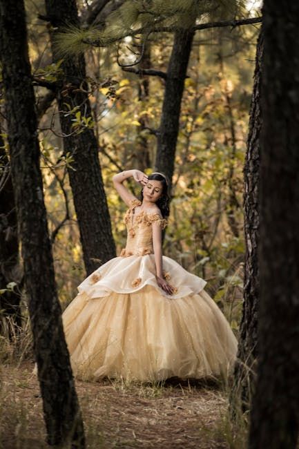 Beautiful pastel yellow gown big puffy with lots of flowers