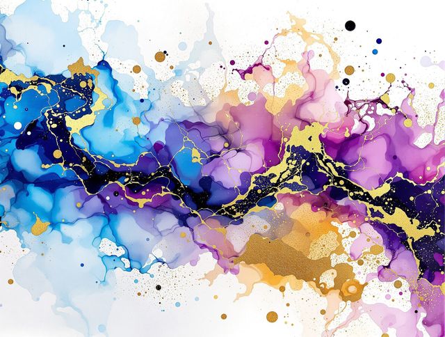 Alcohol Ink Art Generator tool