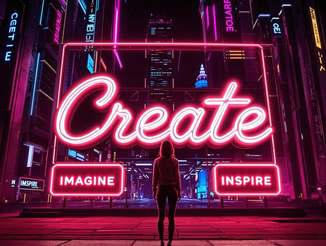 Neon Font Generator tool
