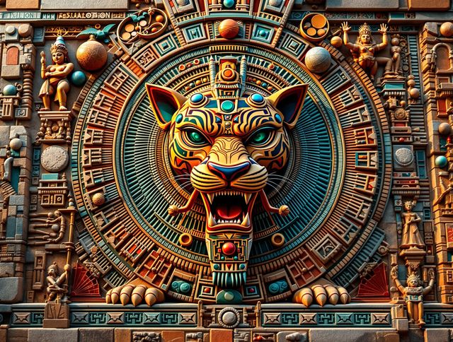 Aztec Mural Art Generator tool