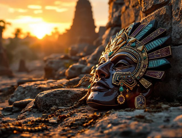 Mesoamerican Ceremonial Art Generator tool