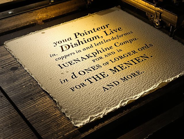 Letterpress Typography Generator tool