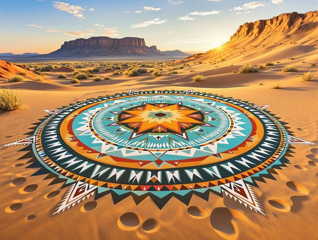 Navajo Sandpainting Generator tool