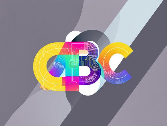 A stylized campaign logo featuring three intertwined letters, 'ABC', representing the candidate's initials. The letters are designed as a modern, abstract symbol with a sense of unity and progress. Clean vector design on a white background, 8k resolution.