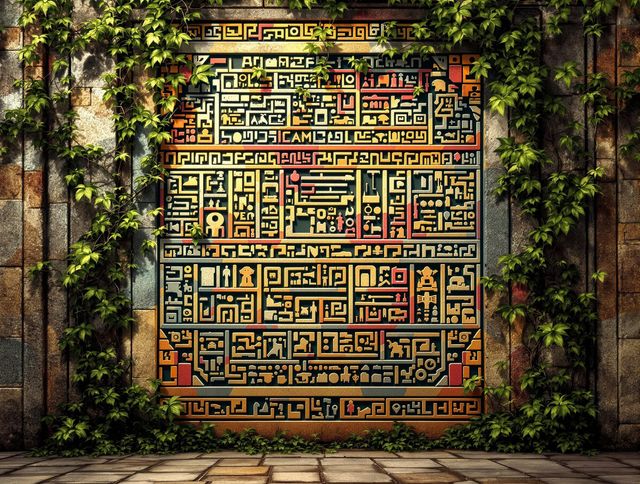 Mayan Glyph Mural Generator tool