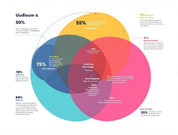 A clean and modern YouTube thumbnail featuring a data-driven Venn diagram illustrating audience engagement, with a clear call to action and compelling visuals. Use contrasting colors and minimalist design for maximum impact.