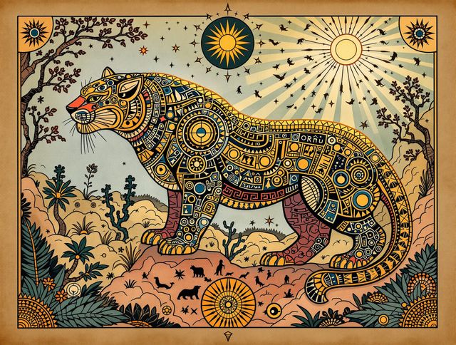 Mayan Codex Illustration Generator tool