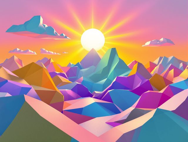 3d Low Poly Render Generator tool