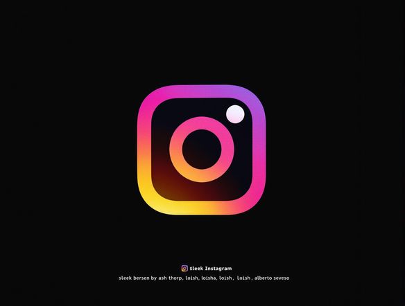 A sleek, minimalist Instagram logo design, incorporating vibrant colors and a modern aesthetic, generated by AI.