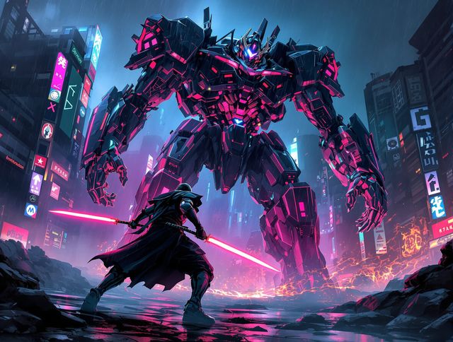 Cyberpunk Anime Crossover Generator tool