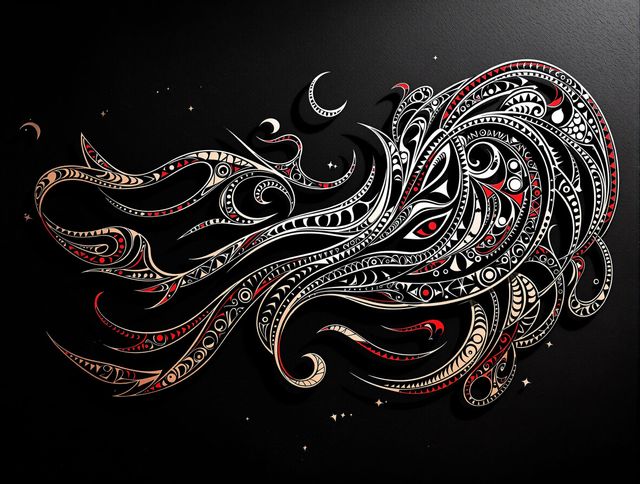 Maori Tā Moko Tattoo Art Generator tool