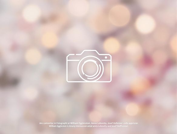 A minimalist camera logo with a bokeh background, soft pastel colors, professional photography logo design.