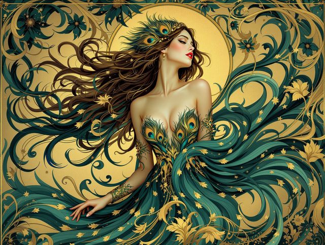 Art Nouveau Illustration Generator tool