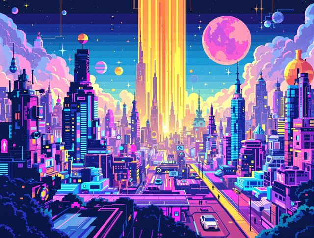 Digital Low-bit Art Generator tool