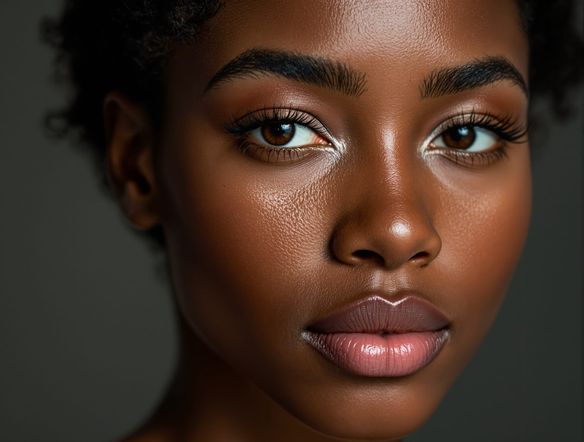 Hyper-realistic portrait of a diverse individual, studio lighting, sharp focus, incredibly detailed skin texture, 8k resolution, generated by AI photo portrait creator.