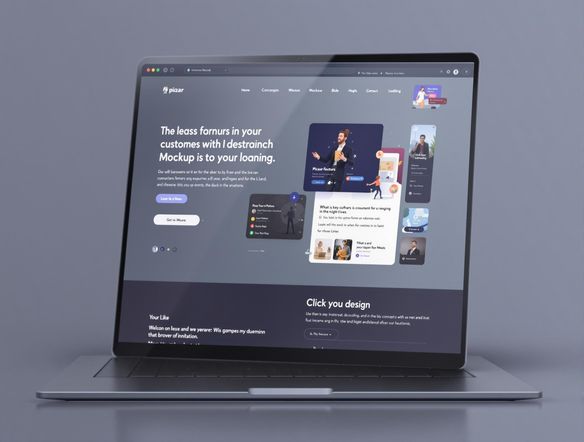 An animated video featuring a website displayed within a realistic browser mockup. The animation should demonstrate scrolling, clicking, and navigating through different pages, highlighting key features and user interface elements with a clean and professional style.