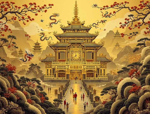 Asian Temple Mural Generator tool