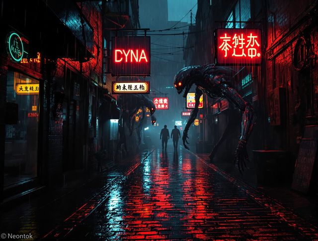 Neontok (neon Cyber Horror) Generator tool