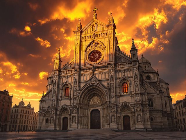 Romanesque Architecture Illustration Generator tool