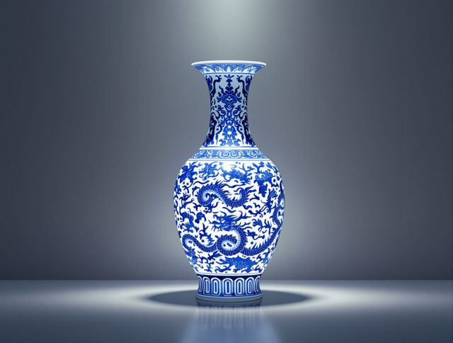 Chinese Blue-and-white Porcelain Art Generator tool