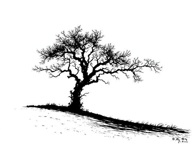 Monochrome Ink Drawing Generator tool