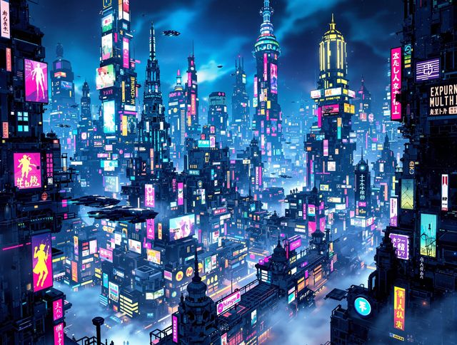 Cyberpunk Cityscape Generator tool