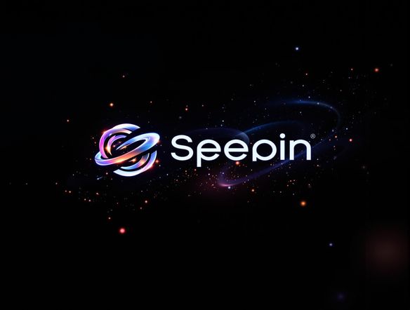 A sleek, modern logo transforming into a dynamic, animated sequence with glowing particles and vibrant colors. The logo should spin and morph, showcasing a sense of innovation and energy. Use a dark background to emphasize the glowing effects. High-resolution, detailed.