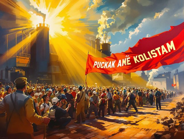 Soviet Socialist Realism Painting Generator tool