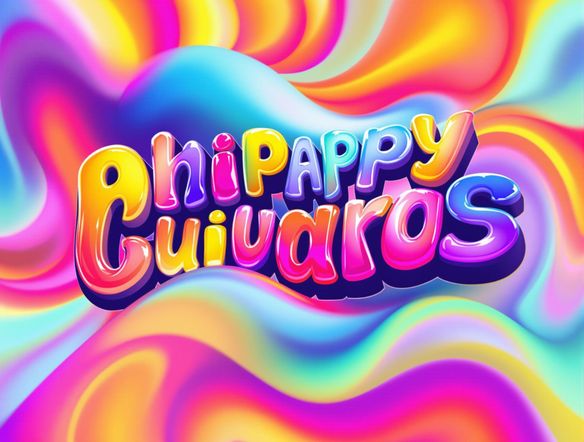 A funny meme generator video featuring text that dynamically waves across the screen. The text should be bold and colorful, with a playful font. The background should be a vibrant and eye-catching gradient.