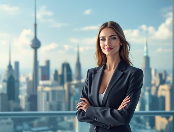 A sleek and modern LinkedIn banner featuring a gradient font generator design. Incorporate abstract shapes and a professional color palette. The text should read "[Your Name] - [Your Profession]" in a stylish, gradient font.