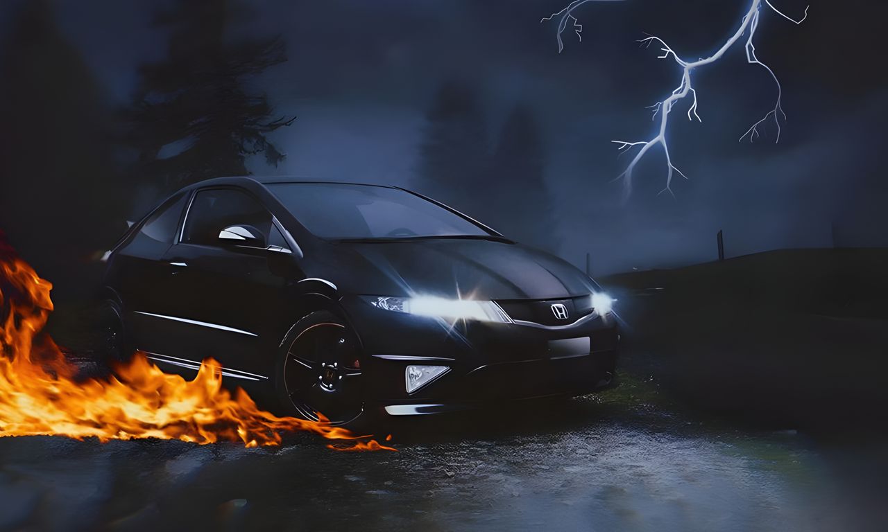 Der Honda mit den heißen Reifen