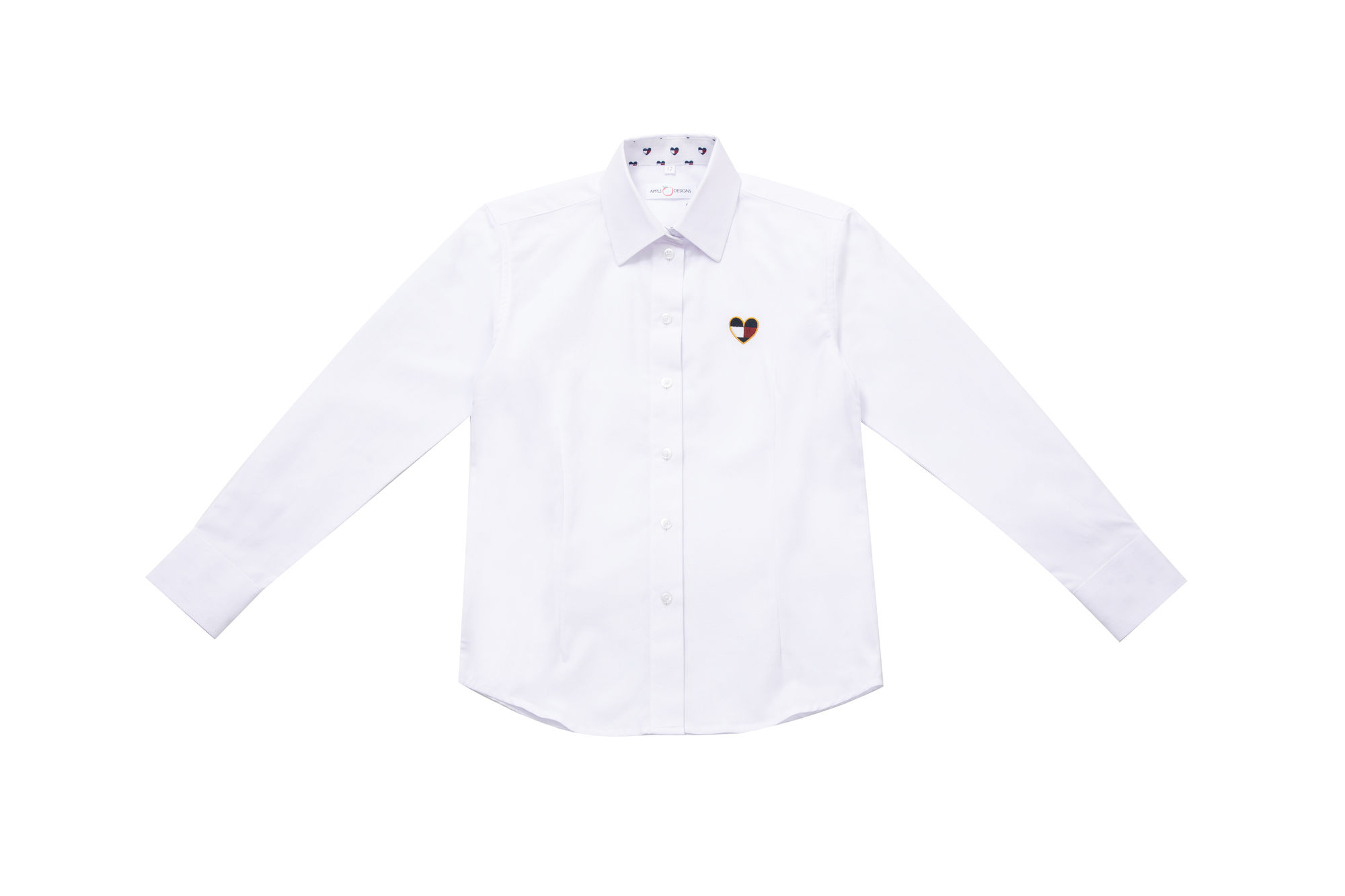 Hyperrealistic European-style full-body portrait of a young person suitable for a school-uniform catalog (ages 8–14), wearing a neat school ...