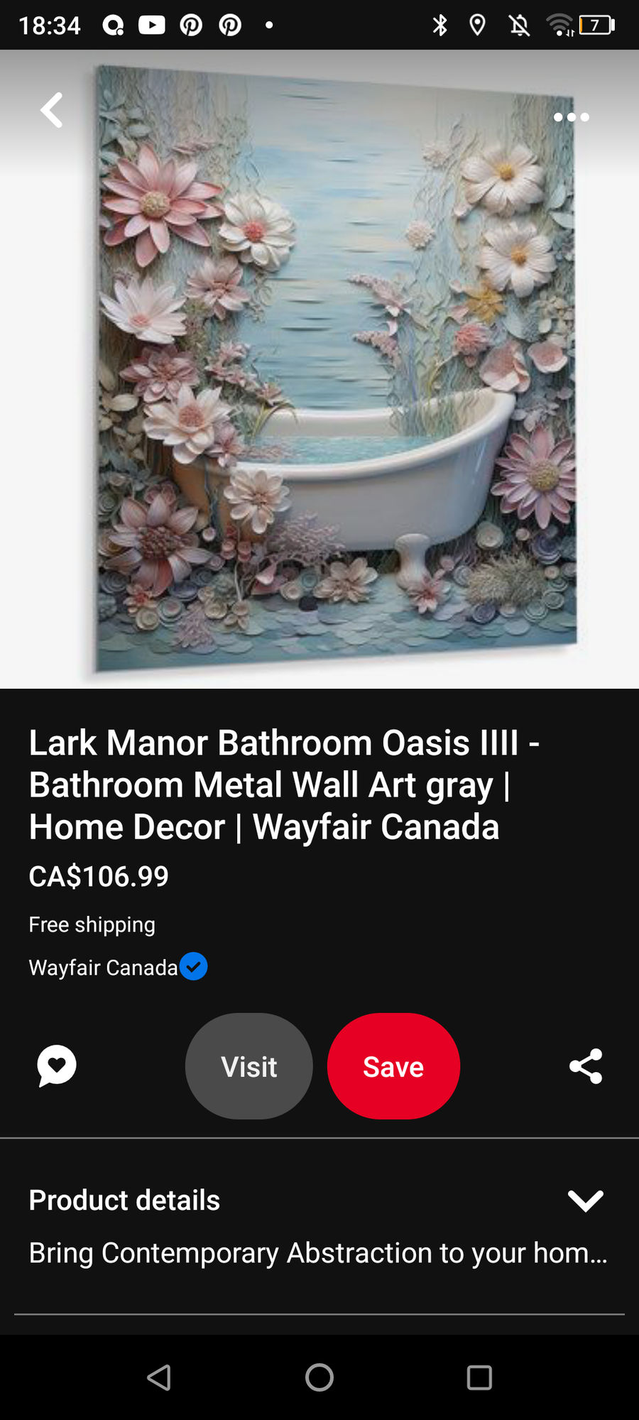 Minimalist abstract expressionism. Free flowing shapes. Blue and white waves swirling in a circle, surrounding a plain white center, on a pa...