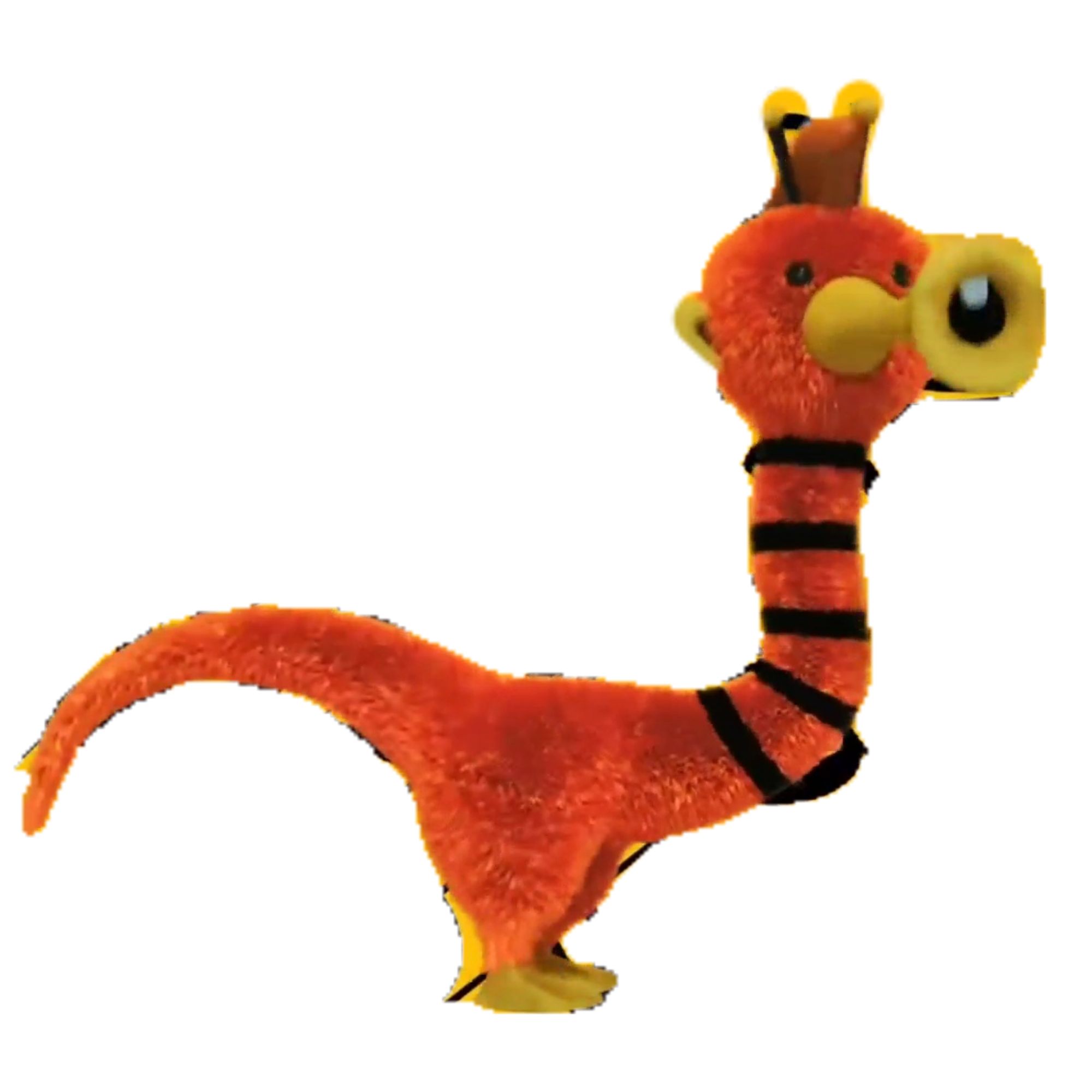 Intergalactic song contest competitor duga doo, with a trumpet snout