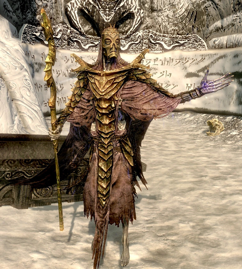 Undead dragon priest.