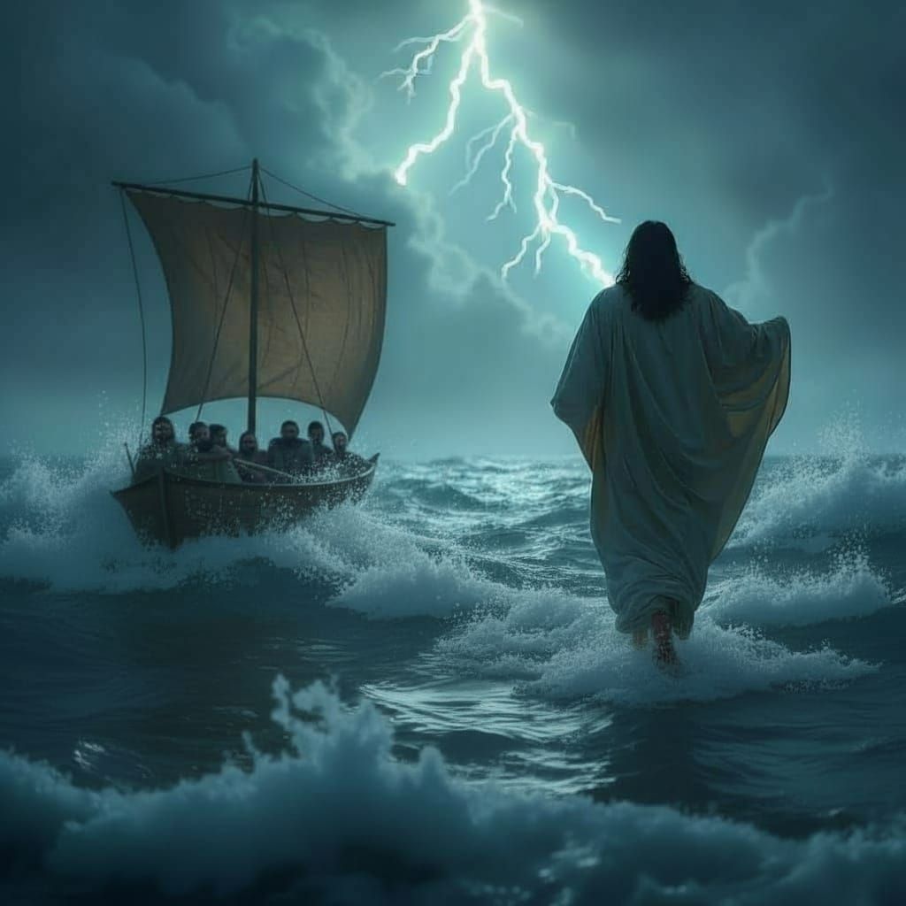 Jesus Walks On The Water