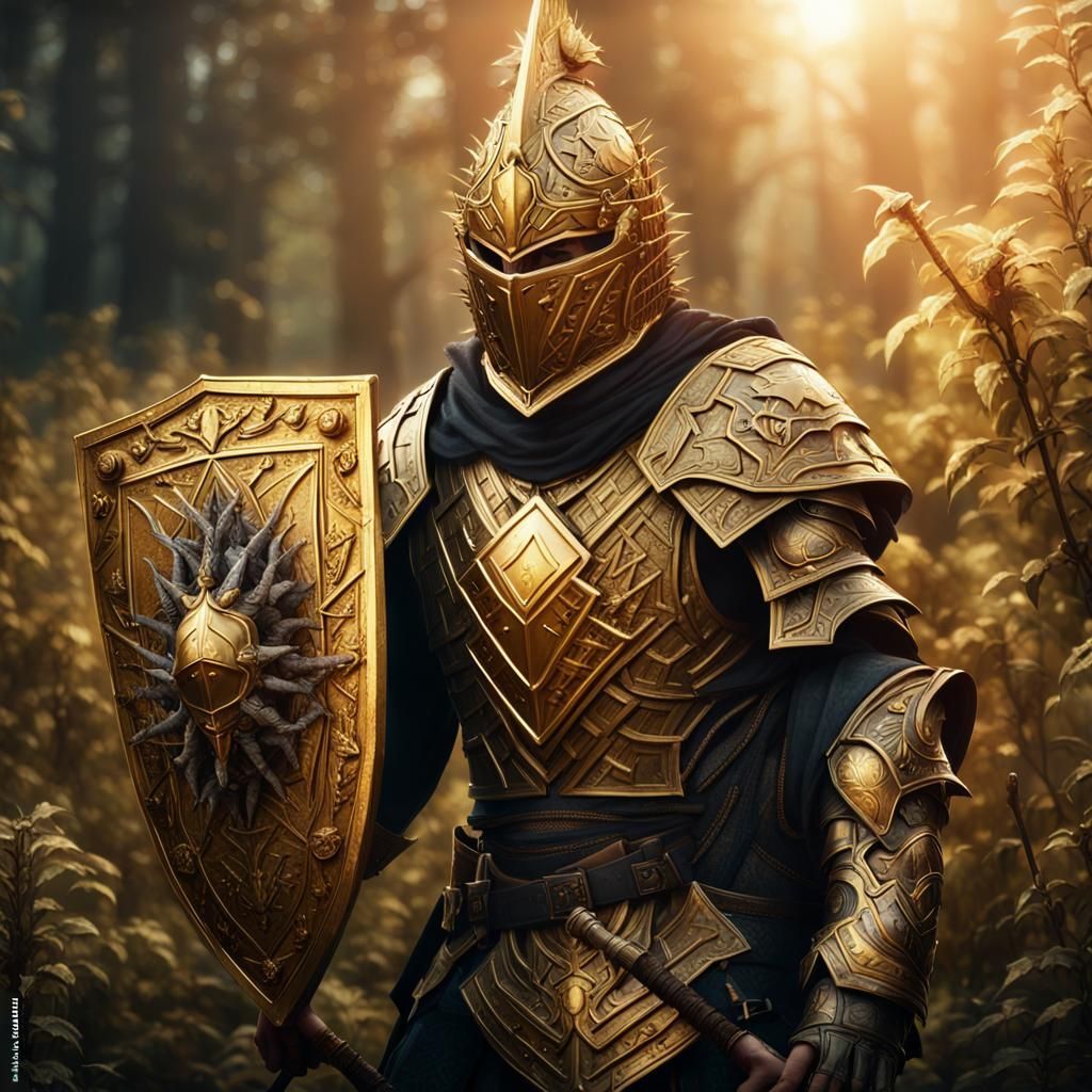 Add a large warhammer/maul to the arm