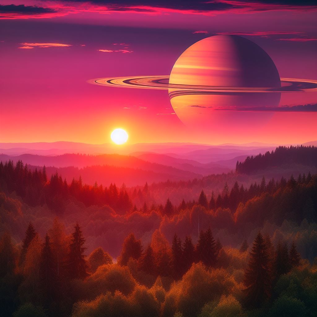 , BŁYSKAWICE NA NIEBIE, MIASTO WSROD CHMUR, FIOLET I BŁEKIT ORAZ PURPURA 