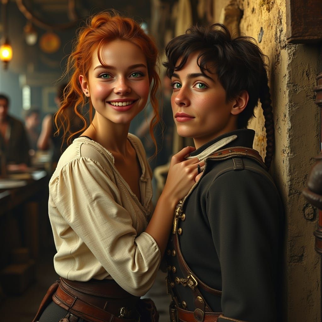 La Rouge Appraises Her Prize